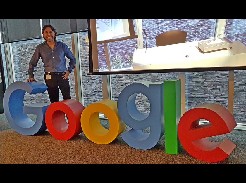 Daniel Planas en Oficinas Google México. Julio 2023.